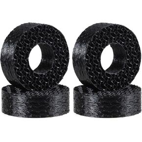 4PCS 1.0 Inch Tires Inserts 3D Printed Super Soft TPU Foam Tire Inserts for 62–64 * 24mm RC Crawler Tires SCX24 FCX24 (Super Soft) in Kuwait