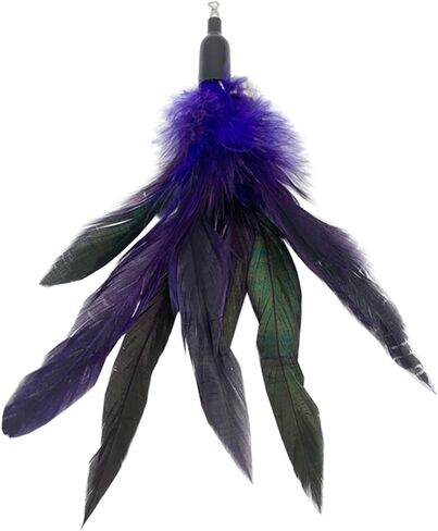 CATENESS Cat Feather Toys Refills, 10 Pieces Cat Wand Replacement Feathers Toy for Indoor Cats in Kuwait