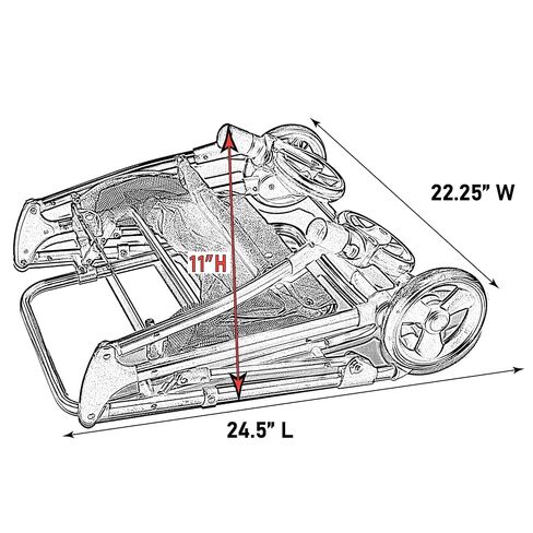 Pet Gear 3-in-1 Travel System View 360 Stroller, Charcoal Jaguar in Kuwait
