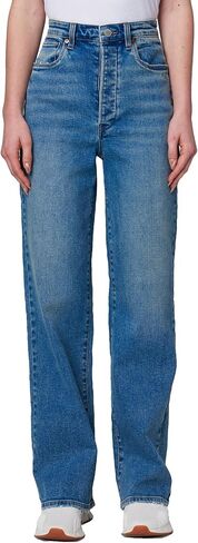 [BLANKNYC] Womens Luxury Clothing High Rise Sustainable Denim Mini Boot Cut Jean, Comfortable & Stylish Pant in Kuwait