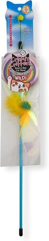 猫壱 NECOICHI Crinkly Critters Cat Feather Teaser Interactive Wand Toy No.1 Selling Cat Toy in Japan in Kuwait