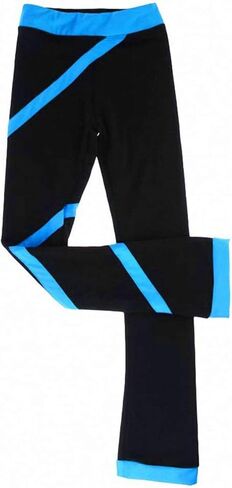 Figure Skating Pants Girl's Ladies Skating Pants Figure Skating Training Suits Plus Velvet Pants in Kuwait