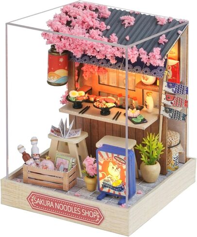 OZJAY Christmas Miniature House Kit for Adults, Mini House Kit with LED in Kuwait