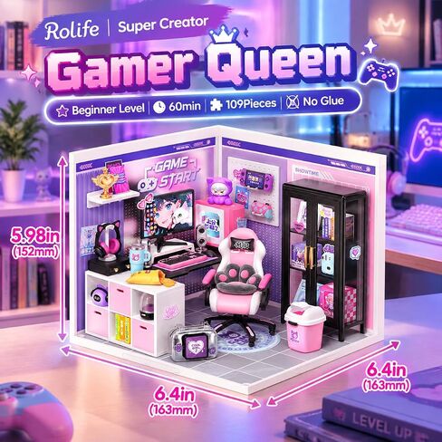 Rolife Super Creator DIY Miniature House Kit Tiny Home Mini Building Kit in Kuwait