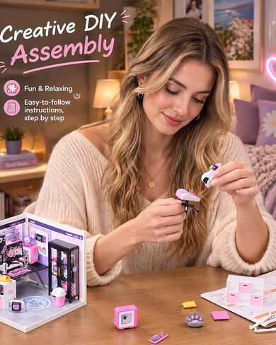 Rolife Super Creator DIY Miniature House Kit Tiny Home Mini Building Kit in Kuwait