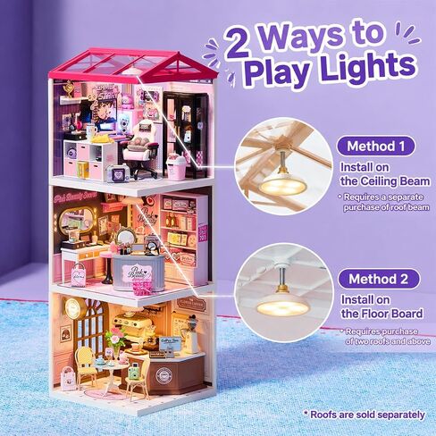Rolife Super Creator DIY Miniature House Kit Tiny Home Mini Building Kit in Kuwait