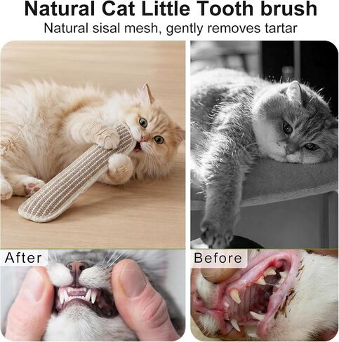 Cat Toys, 2 Pack Sisal Catnip Pillow Toys with Crinkle Sound in Saudi Arabia
