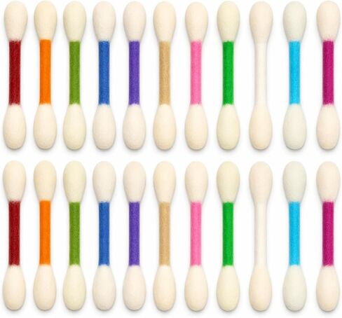 Glaciart One Swabs Cat Toys with Catnip - 6 Pk | Durable for Chew, Cute Cat Toys Interactive Kitty for Boredom, Exercise, & Play | Filled w/Organic Catnip for Anxiety & as Digestive Aid | Gift Idea in Kuwait