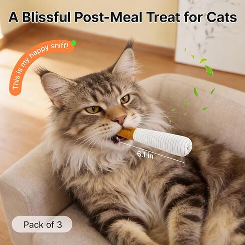 Potaroma 3-Pack Catnip Cat Toys, 15,000mg A+ Pure Kitten Kickers in Saudi Arabia