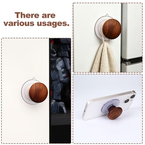 Wooden Mushroom Quilting Ruler Suction Cup Knob, Ergonomic Ruler Grip for Precise Cutting, Strong Suction Cup Handle for Quilters Sewing Patchwork Crafting Tools in Kuwait