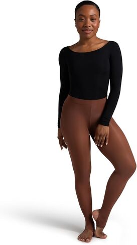 Capezio womens Ultra Soft Self Knit Waistband Stirrup Tight in Saudi Arabia