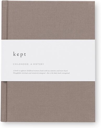 Kept Collection Childhood, A History Baby Memory Book, Birth to Age 18, Heirloom Keepsake Milestone Journal (Forest) in Kuwait
