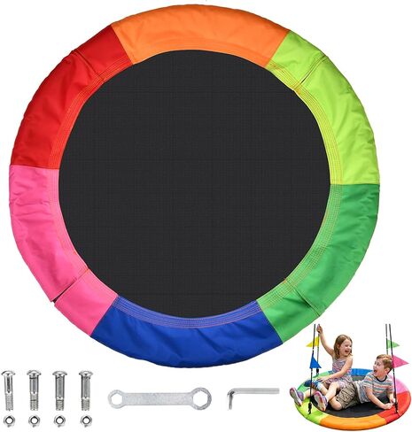40 Inch Swing Replacement Cover, Saucer Swing Replacement Fabric with Tools in Kuwait