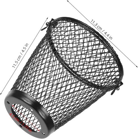 PRETYZOOM 2pcs Heat Lamp Guard Cage, Iron Mesh Cover for Terrarium Safety in Kuwait