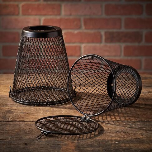 PRETYZOOM 2pcs Heat Lamp Guard Cage, Iron Mesh Cover for Terrarium Safety in Kuwait