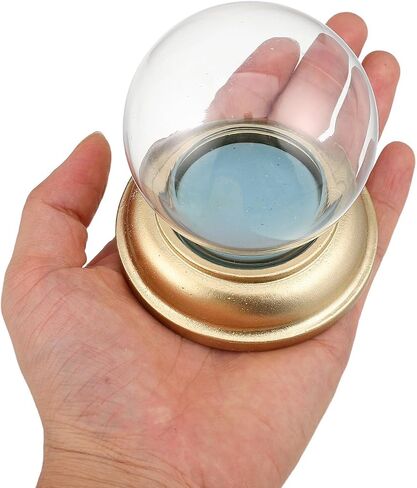 Glass Snow Globe Cover with Base, DIY Micro Landscape Xmas Dome in Kuwait