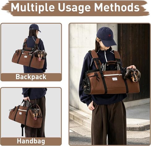 ETIAL Dachshund Carrier Backpack Long Body Ergonomic Dog Travel Bag with Extra Length Lumbar Support Waterproof Airline Approved Cat Carrier Backpack for Small Medium Pets in Kuwait