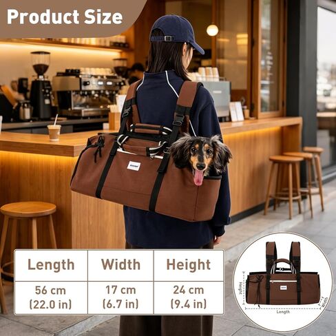 ETIAL Dachshund Carrier Backpack Long Body Ergonomic Dog Travel Bag with Extra Length Lumbar Support Waterproof Airline Approved Cat Carrier Backpack for Small Medium Pets in Kuwait