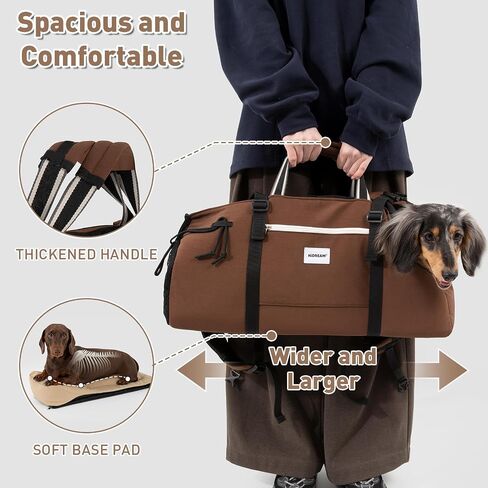 ETIAL Dachshund Carrier Backpack Long Body Ergonomic Dog Travel Bag with Extra Length Lumbar Support Waterproof Airline Approved Cat Carrier Backpack for Small Medium Pets in Kuwait