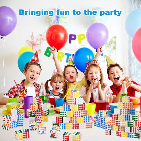 GOLDGE 60 Mini Cube Puzzles, 1.18in 3x3, Fun Party Favors for Kids in Kuwait