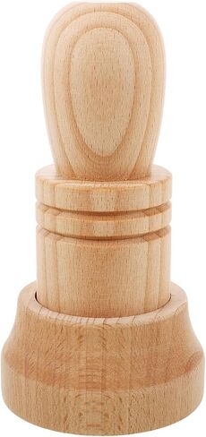 Sewroro Wooden Paper Pot Maker Set Newspaper Pot Maker Tool for Seedlings DIY Nursery for Gardening Compact Wood Tool for Starter Pots 1 Set in Kuwait