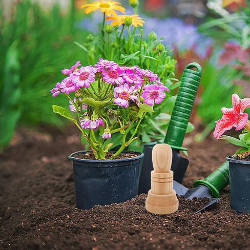 Sewroro Wooden Paper Pot Maker Set Newspaper Pot Maker Tool for Seedlings DIY Nursery for Gardening Compact Wood Tool for Starter Pots 1 Set in Kuwait