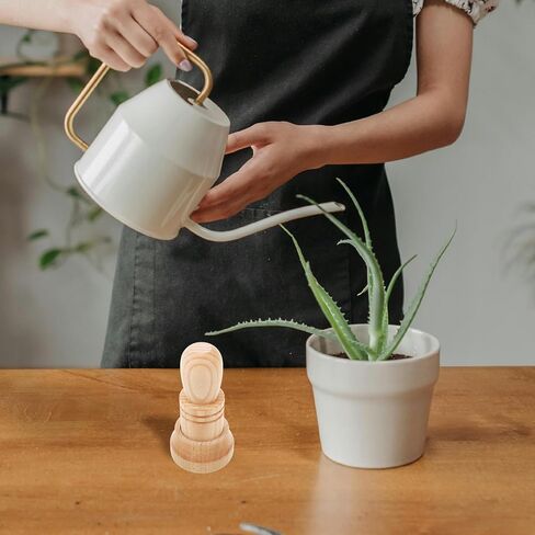 Sewroro Wooden Paper Pot Maker Set Newspaper Pot Maker Tool for Seedlings DIY Nursery for Gardening Compact Wood Tool for Starter Pots 1 Set in Kuwait