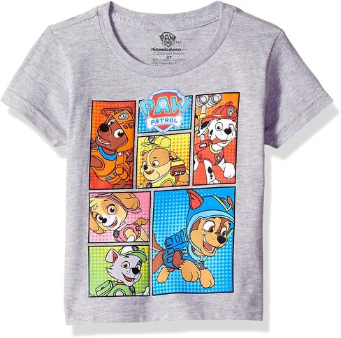 Paw Patrol Boys' Rubble, Chase, Marshall Short Sleeve T-Shirt in Kuwait