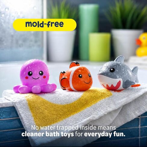 Tubby Tots Mold-Free Design Bath Toys for Kids - Baby Toys for Toddlers in Kuwait