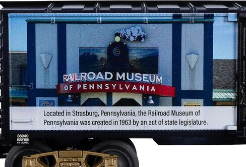 Lionel Railroad Museum of Pennsylvania 50th Anniversary O Gauge Boxcar in Kuwait