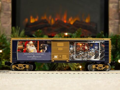 Lionel Thomas Kinkade Santa's Final Touch Legacy O Gauge Boxcar in Kuwait