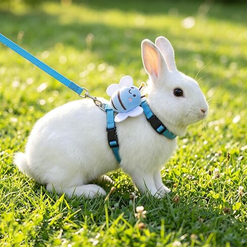 4 Sets Adjustable Bunny Harness Leash, Pet Cute Vest Harness Leash in Kuwait