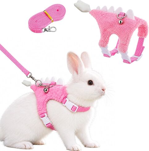 Ferret Harness and Leash Set, Pink Soft Small Animals Vest Harness in Kuwait