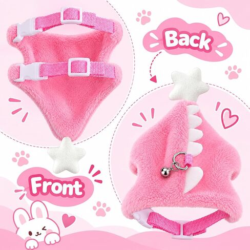 Ferret Harness and Leash Set, Pink Soft Small Animals Vest Harness in Kuwait