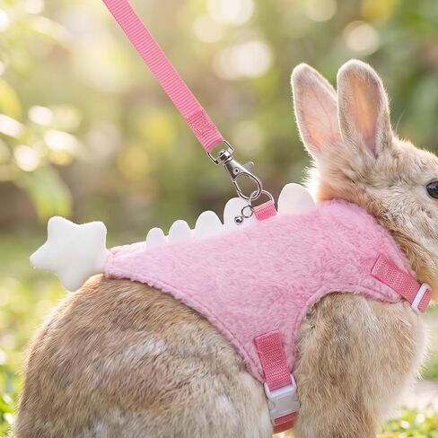 Ferret Harness and Leash Set, Pink Soft Small Animals Vest Harness in Kuwait
