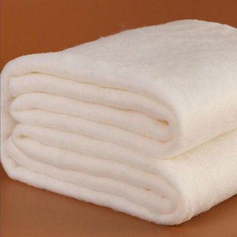 24 x 156In100% Natural Cotton Quilt Batting, Heat Resistant 220°C Warm Lightweight Washable Hypoallergenic, Easy to Quilt for Sewing,Crafts,DIY,Backing,Wadding, King Size Quilt Projects, Oven Outdoor in Kuwait