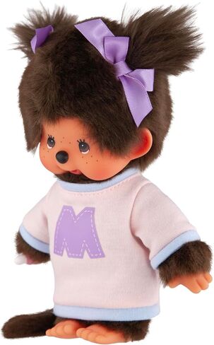 Monchhichi - Girl Bi-Coloured Sweater Plush Doll in Saudi Arabia