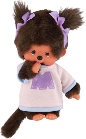 Monchhichi - Girl Bi-Coloured Sweater Plush Doll in Saudi Arabia