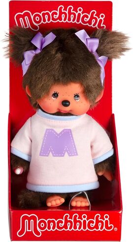 Monchhichi - Girl Bi-Coloured Sweater Plush Doll in Saudi Arabia
