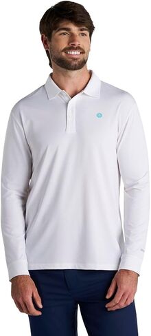 Men's Erodym Long Sleeve Golf Polo UPF 50+ in Saudi Arabia