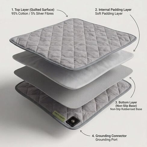Down To Ground Grounding Pet Mat for Dogs & Cats, Earthing Mat for Pet Bed in Kuwait
