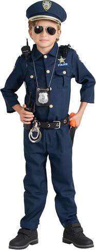 Dress Up America Police Costume for Kids - Police Officer Costume for Boys - Cop Uniform Set With Accessories in Kuwait