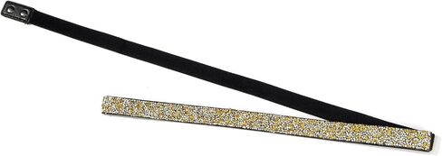 YooAi Silver Belts for Women Dress Rhinestone Skinny Elastic Waist Belt for Women Ladies Girls in Kuwait