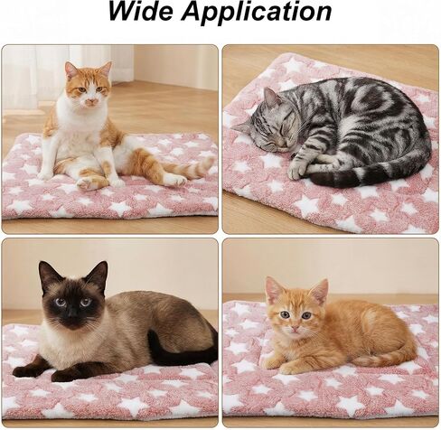 4 Pcs Washable Dog Bed Crate Mat Pad, Reversible Kennel Pad for Crate Pet, Replaceable Dog Cat Bed Guinea Pig Mats Ultra Soft for Small, Medium, Large Dogs Machine Washable 24x16 Inch in Kuwait