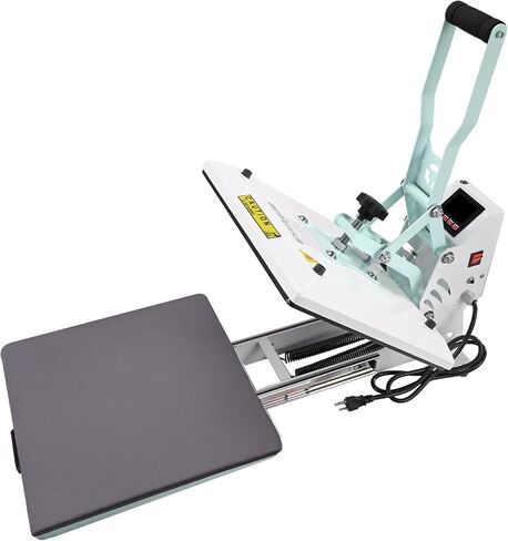 BetterSub Heat Press 15x15 inch Digital Heat Press Machine, Slide Out Industrial Quality T-Shirt Heat Transfer Machine Teal in Kuwait