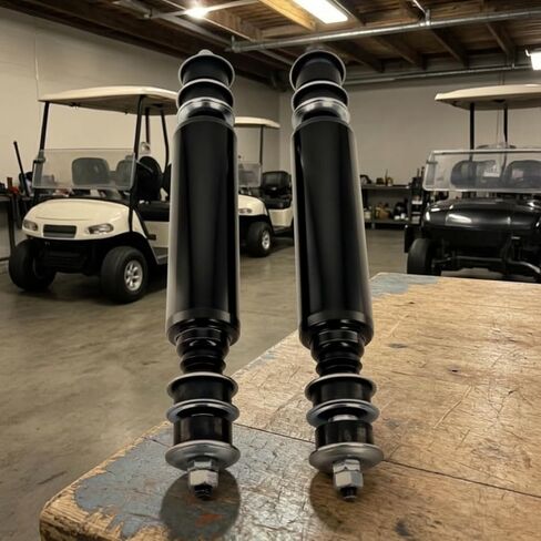 Rear Hydraulic Damping Unit Heavy Duty Metal Body Silver Piston Rod Vibration Reduction Replacement Assembly for Utility Vehicle Suitable for Repair in Saudi Arabia