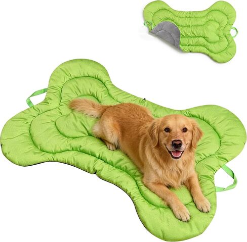 Outdoor Dog Bed for Car Travel Dog Bed Mat - Portable Foldable Reversible Pet Mat, Washable All-Season Cooling Mat for Dogs Camping, Car, Indoor & Outdoor Double-Sided Anti-Grabbing in Kuwait