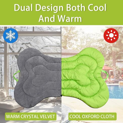 Outdoor Dog Bed for Car Travel Dog Bed Mat - Portable Foldable Reversible Pet Mat, Washable All-Season Cooling Mat for Dogs Camping, Car, Indoor & Outdoor Double-Sided Anti-Grabbing in Kuwait