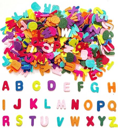 520Pcs Felt Letter Stickers, 1 Inch Alphabet for DIY Crafts in Kuwait