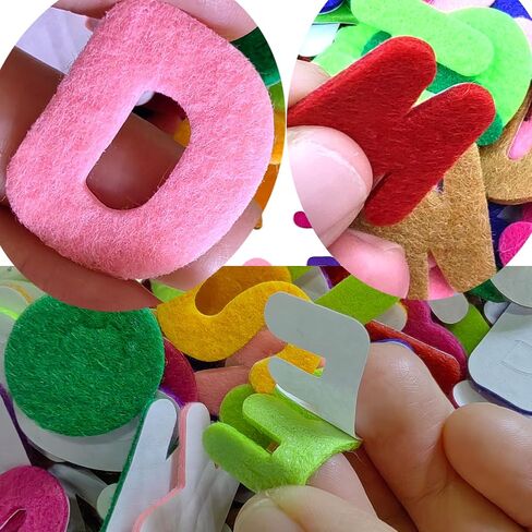 520Pcs Felt Letter Stickers, 1 Inch Alphabet for DIY Crafts in Kuwait